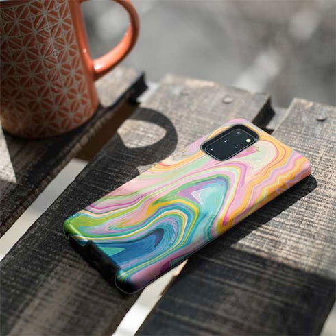 Etta Vee Rainbow Marble Galaxy S20 Plus Pro Case