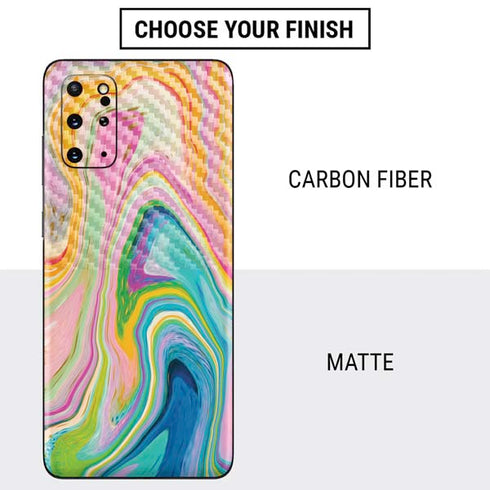Etta Vee Rainbow Marble Galaxy S20 Plus Skin
