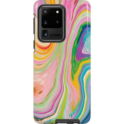 Etta Vee Rainbow Marble Galaxy S20 Ultra 5G Pro Case