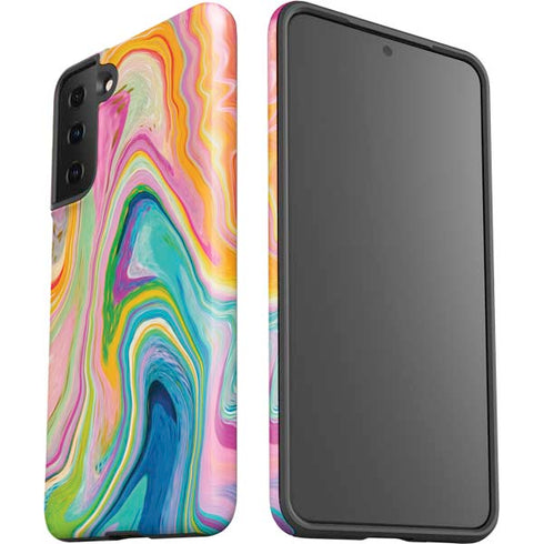 Etta Vee Rainbow Marble Galaxy S21 FE Pro Case