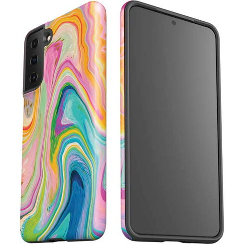 Etta Vee Rainbow Marble Galaxy S21 Plus 5G Pro Case