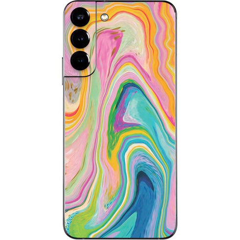 Etta Vee Rainbow Marble Galaxy S22 Plus Skin