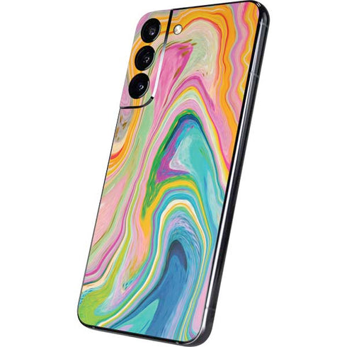 Etta Vee Rainbow Marble Galaxy S22 Plus Skin
