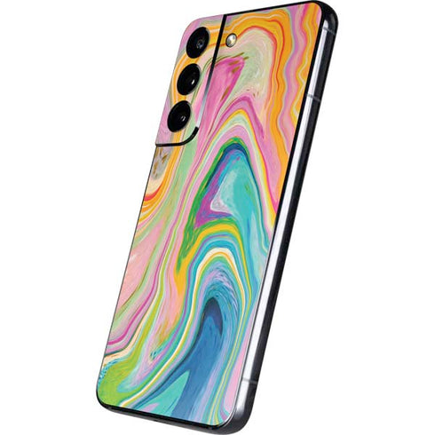 Etta Vee Rainbow Marble Galaxy S22 Skin