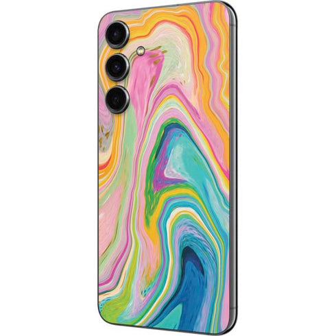 Rainbow Marble by Etta Vee Galaxy S23 FE Skin
