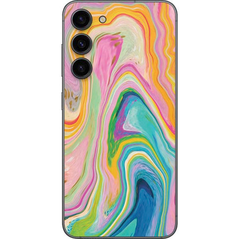 Etta Vee Rainbow Marble Galaxy S23 Plus Skin