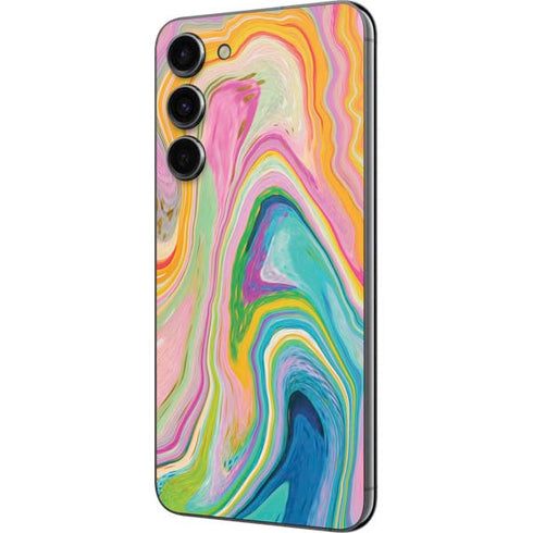 Etta Vee Rainbow Marble Galaxy S23 Plus Skin