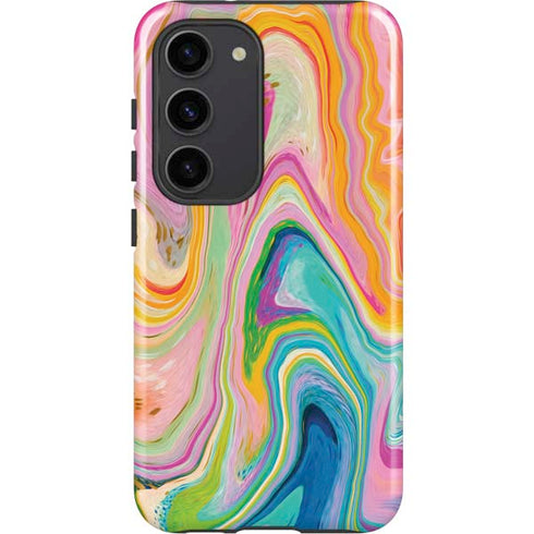 Etta Vee Rainbow Marble Galaxy S23 Pro Case