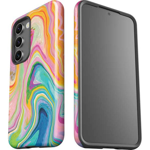 Etta Vee Rainbow Marble Galaxy S23 Pro Case