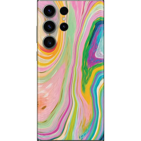 Etta Vee Rainbow Marble Galaxy S23 Ultra Skin