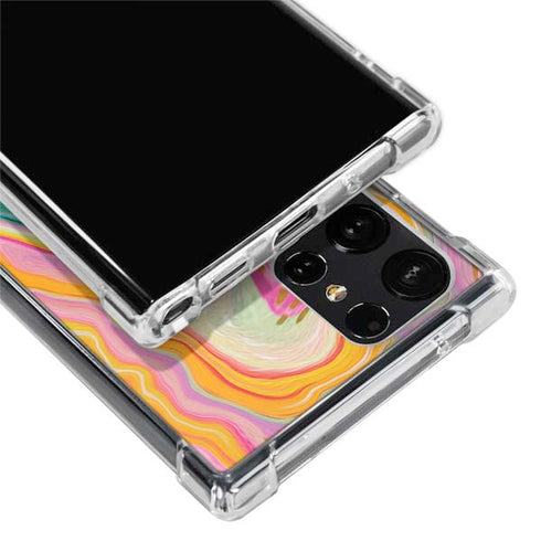 Rainbow Marble by Etta Vee Galaxy S24 Ultra Clear Case