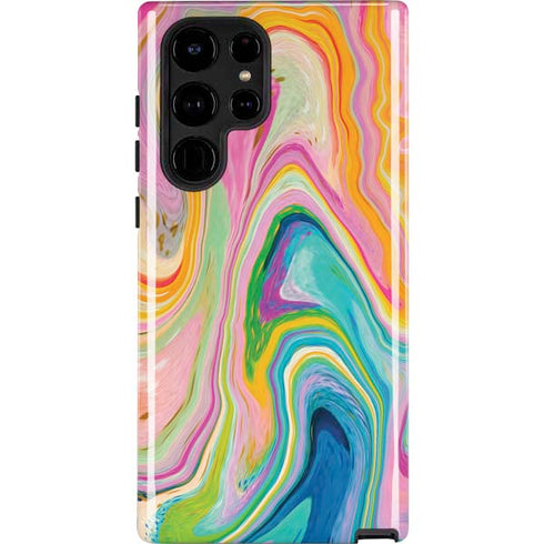 Rainbow Marble by Etta Vee Galaxy S24 Ultra Impact Case