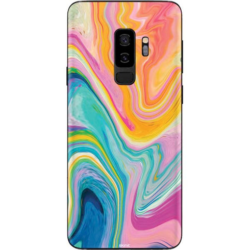 Etta Vee Rainbow Marble Galaxy S9 Plus Skin