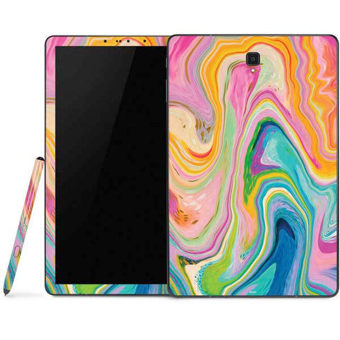Etta Vee Rainbow Marble Samsung Galaxy Tab Skin