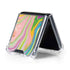 Rainbow Marble by Etta Vee Galaxy Z Flip5 5G Clear Case