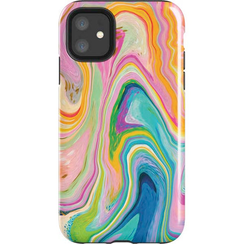 Etta Vee Rainbow Marble iPhone 11 Impact Case