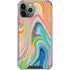 Rainbow Marble by Etta Vee iPhone 11 Pro Max Clear Case