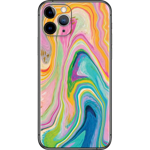 Etta Vee Rainbow Marble iPhone 11 Pro Skin