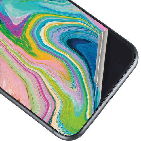 Etta Vee Rainbow Marble iPhone 11 Skin