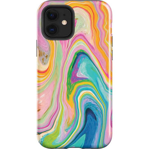 Etta Vee Rainbow Marble iPhone 12 Impact Case