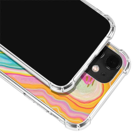 Etta Vee Rainbow Marble iPhone 12 Mini Clear Case