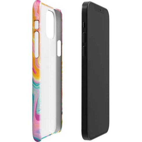 Etta Vee Rainbow Marble iPhone 12 Mini Lite Case