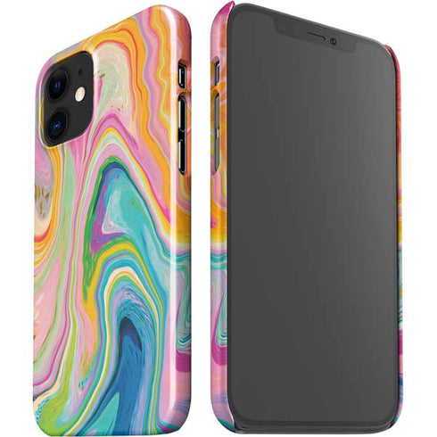 Etta Vee Rainbow Marble iPhone 12 Mini Lite Case