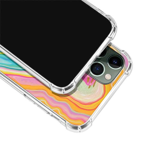 Etta Vee Rainbow Marble iPhone 12 Pro Clear Case