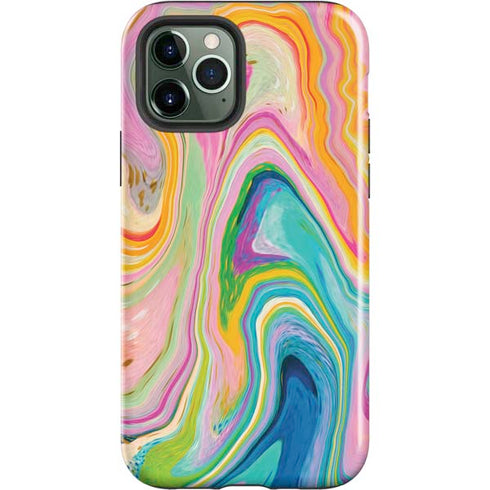 Etta Vee Rainbow Marble iPhone 12 Pro Impact Case