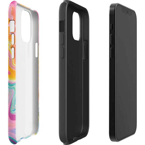 Etta Vee Rainbow Marble iPhone 12 Pro Impact Case