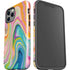 Etta Vee Rainbow Marble iPhone 12 Pro Impact Case