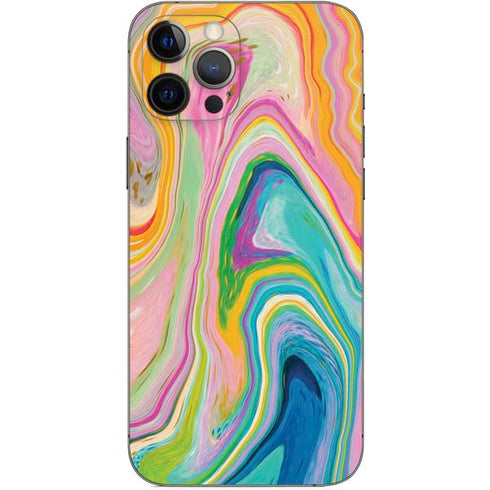 Etta Vee Rainbow Marble iPhone 12 Pro Max Skin