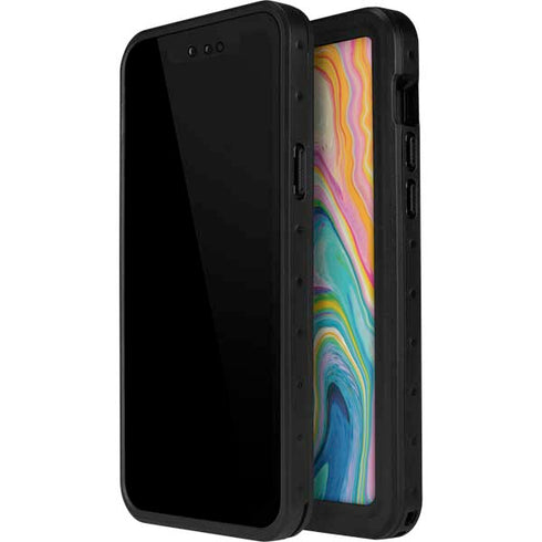 Etta Vee Rainbow Marble iPhone 12 Pro Waterproof Case