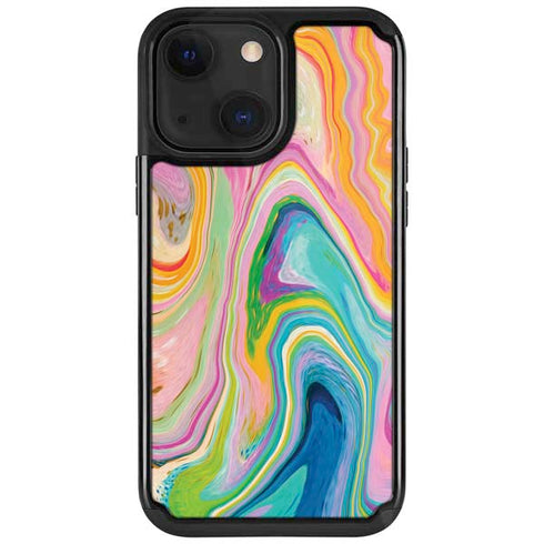 Etta Vee Rainbow Marble iPhone 13 Cargo Case