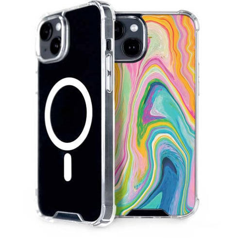 Etta Vee Rainbow Marble iPhone 13 MagSafe Case