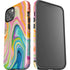 Rainbow Marble by Etta Vee iPhone 15 Plus Impact Case