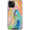 Rainbow Marble by Etta Vee iPhone 15 Plus Clear Case