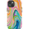 Etta Vee Rainbow Marble iPhone 14 Impact Case