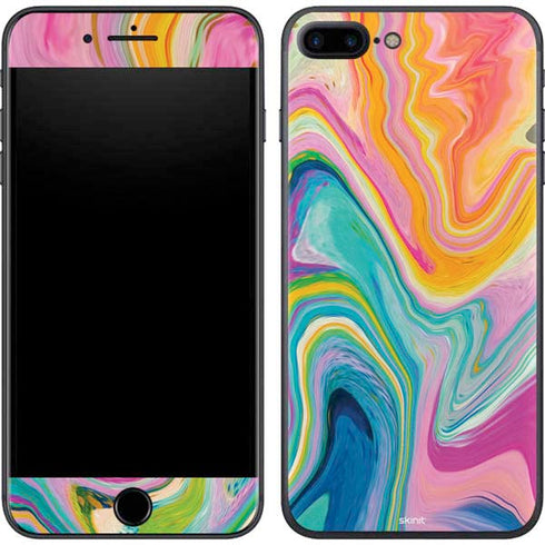 Etta Vee Rainbow Marble iPhone 8 Plus Skin