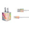 Etta Vee Rainbow Marble iPhone Charger (5W USB) Skin