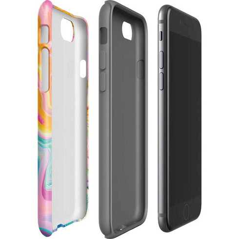 Etta Vee Rainbow Marble iPhone SE (2nd & 3rd Gen) Pro Case