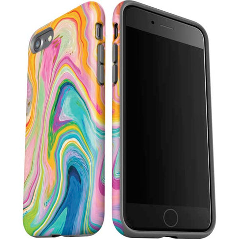 Etta Vee Rainbow Marble iPhone SE (2nd & 3rd Gen) Pro Case