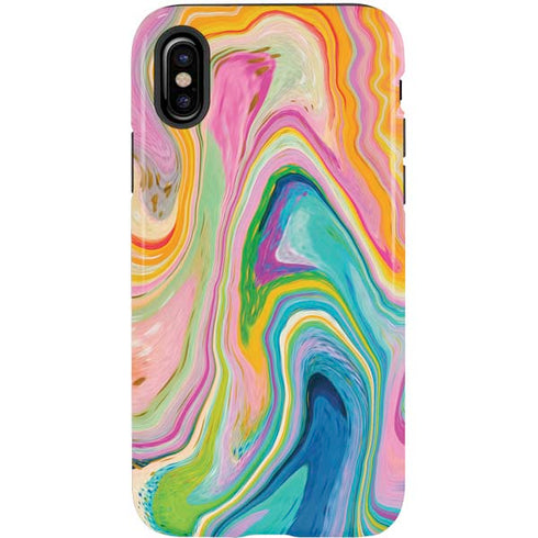 Etta Vee Rainbow Marble iPhone X Pro Case