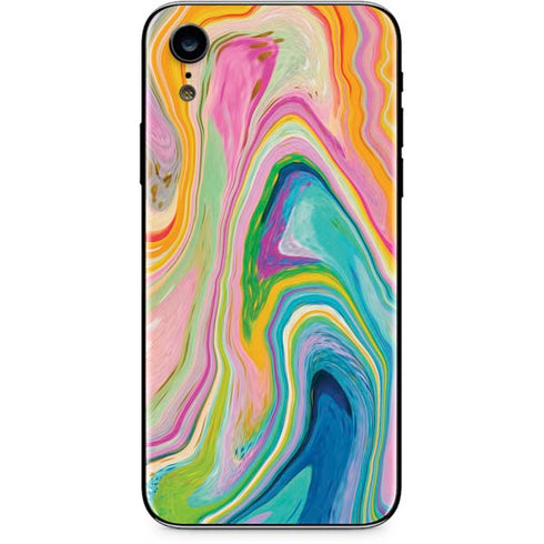 Etta Vee Rainbow Marble iPhone XR Skin