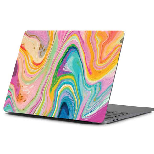 Etta Vee Rainbow Marble Apple MacBook Pro 13-inch Skin