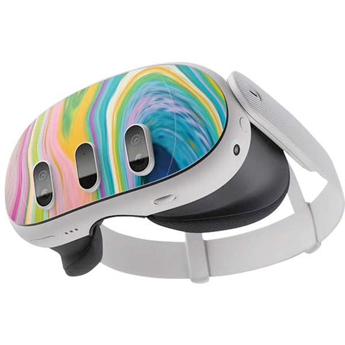 Rainbow Marble by Etta Vee Meta Quest 3 Skin