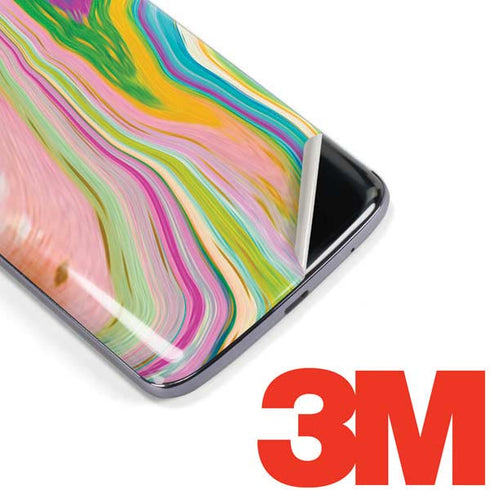 Etta Vee Rainbow Marble Moto E5 Plus Skin