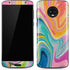 Etta Vee Rainbow Marble Moto G6 Skin
