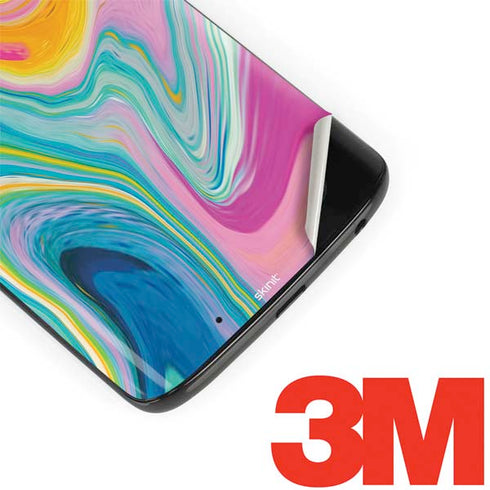 Etta Vee Rainbow Marble Moto G6 Skin