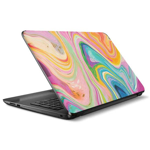 Etta Vee Rainbow Marble HP Notebook Skin